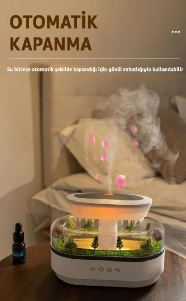 Shopera™ Premium Yağmur Damlacıklı Hava Nemlendiricisi